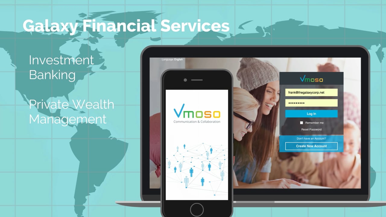 Vmoso 產業應用情境：金融服務 － 投資銀行