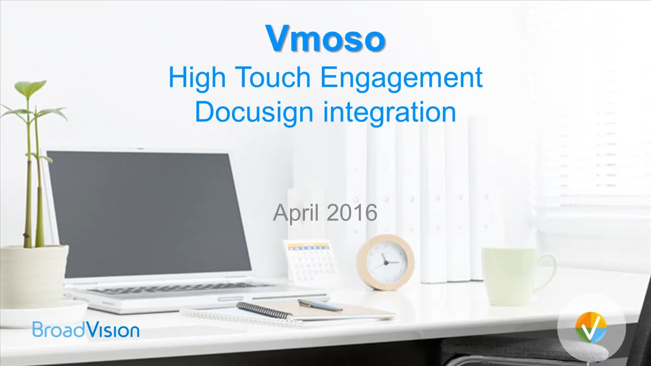 Vmoso + Docusign integration