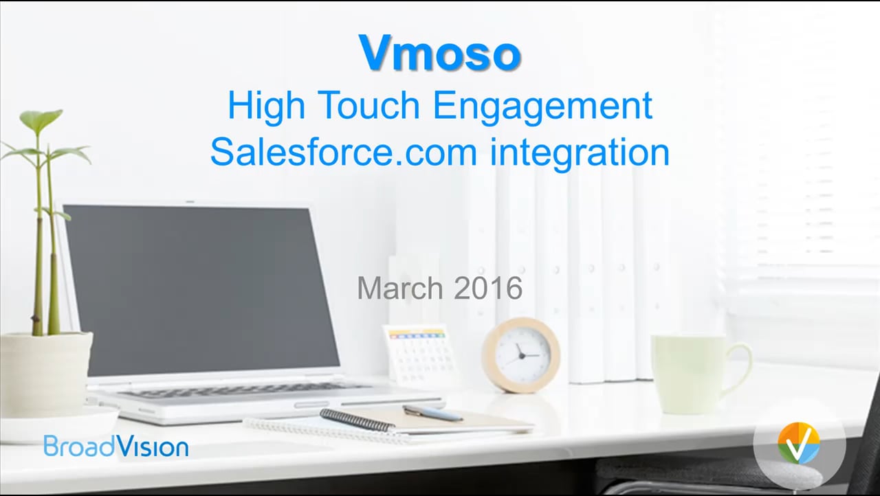Vmoso 与 Salesforce.com 集成