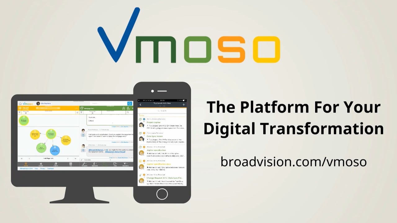 Vmoso:デジタルトランスフォメーションのプラットフォーム