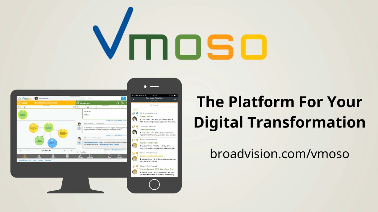 Vmoso：為企業數位轉型量身打造的行動工作平台